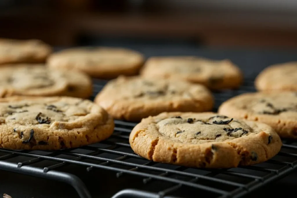 Fresh out of the oven! These Earl Grey cookies