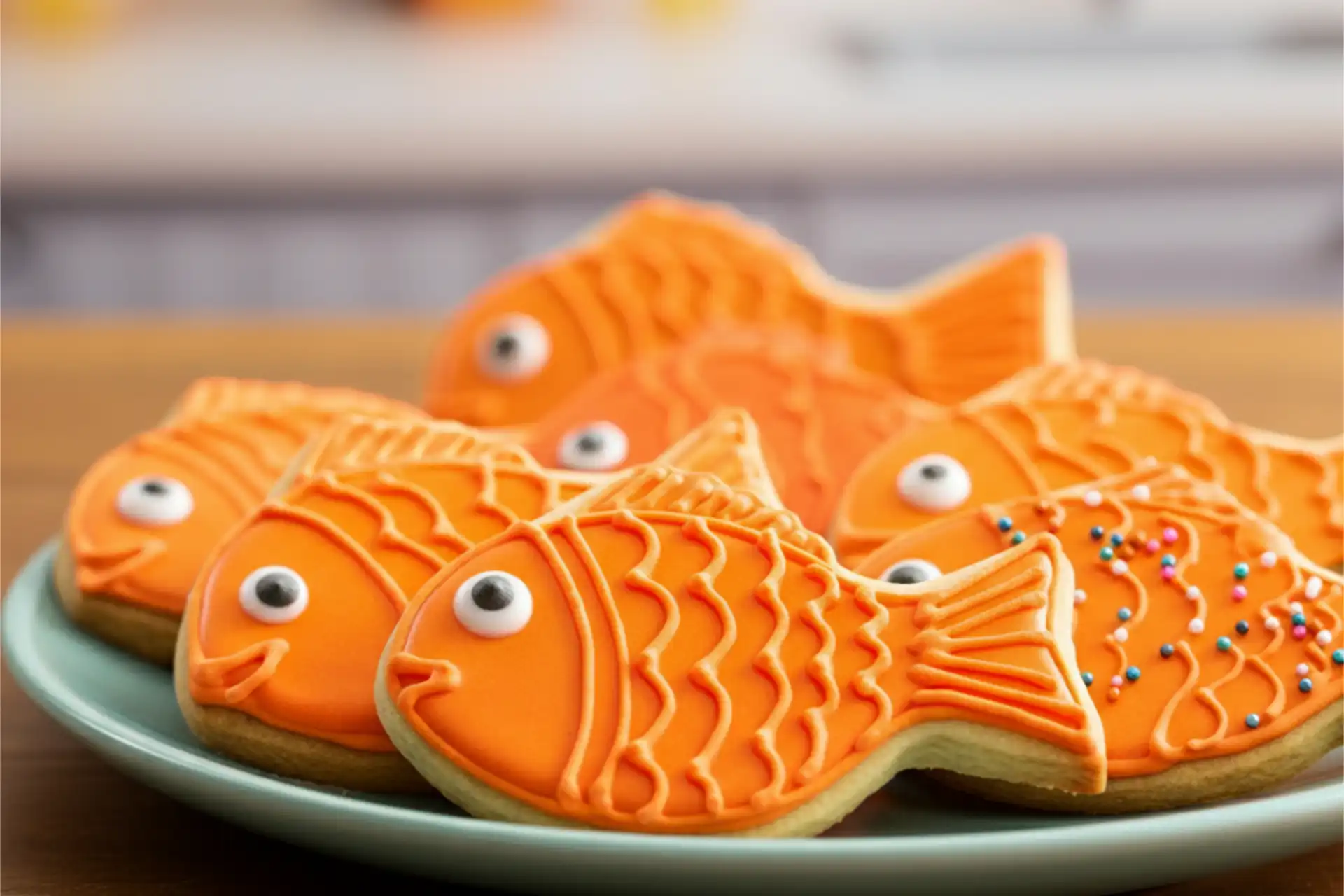 Orange Fish Cookies Recipe