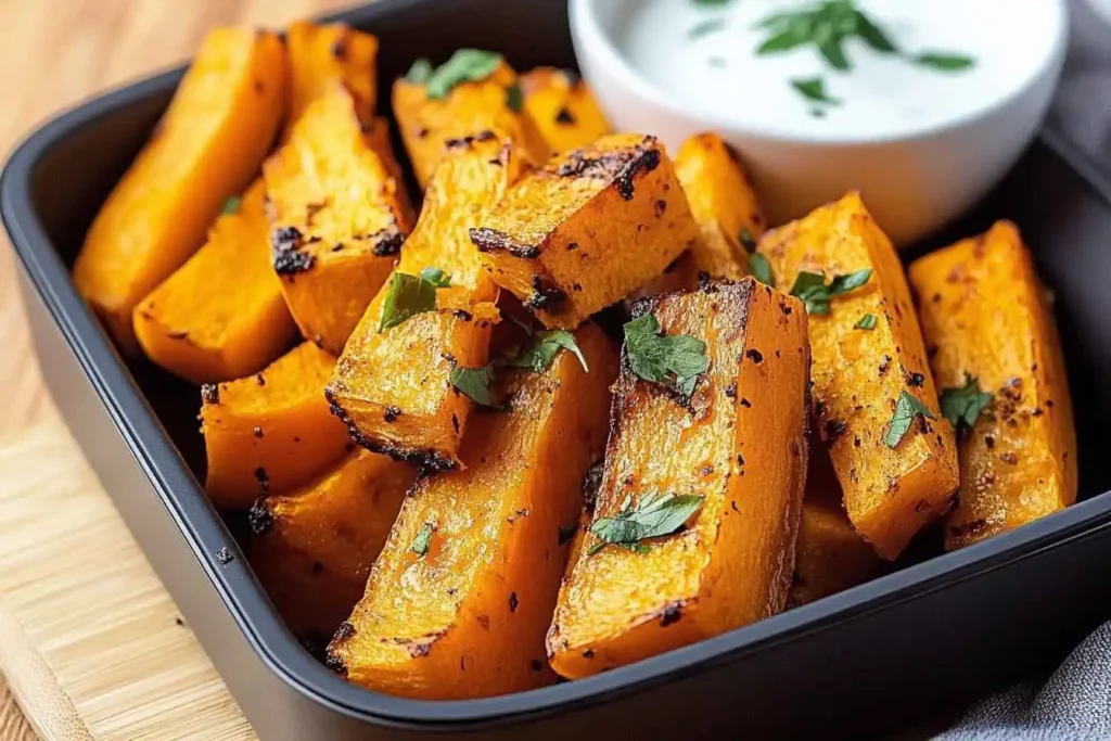 Air Fryer Butternut Squash Serving