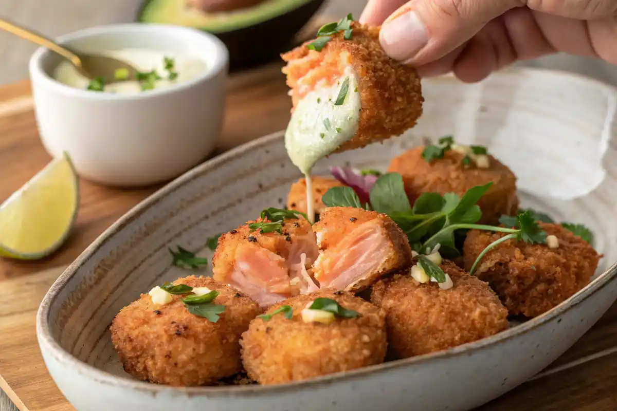 Crispy Salmon Bites